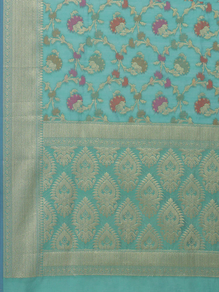 Zari Jaal Cotton Woven Saree