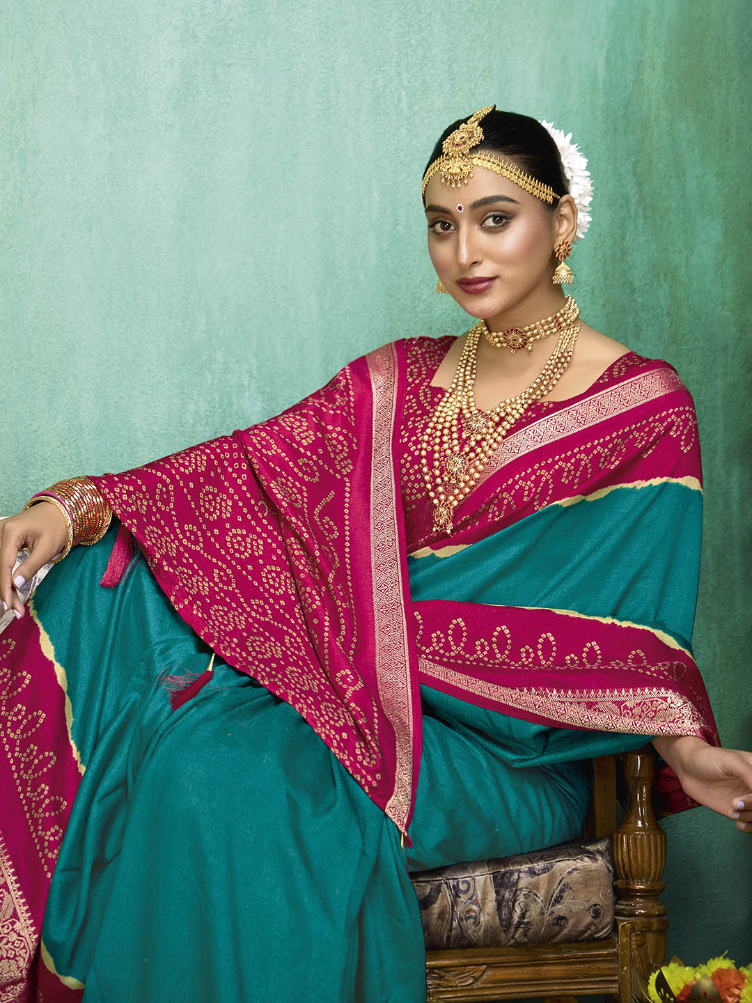 Printed Art Silk Saree