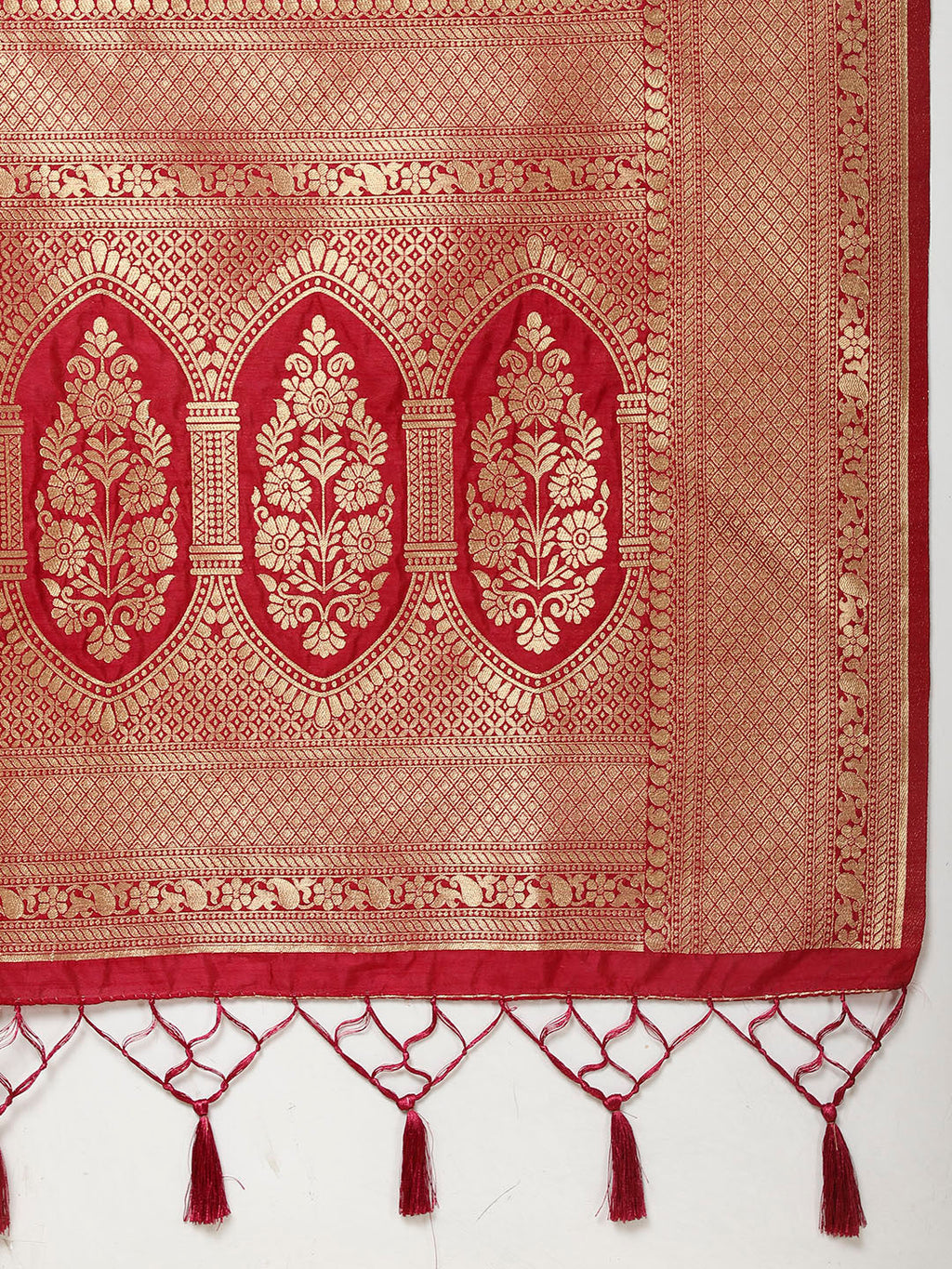 Zari Border Woven Handloom Saree