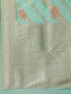 Floral Zari Jaal Handloom Woven Saree