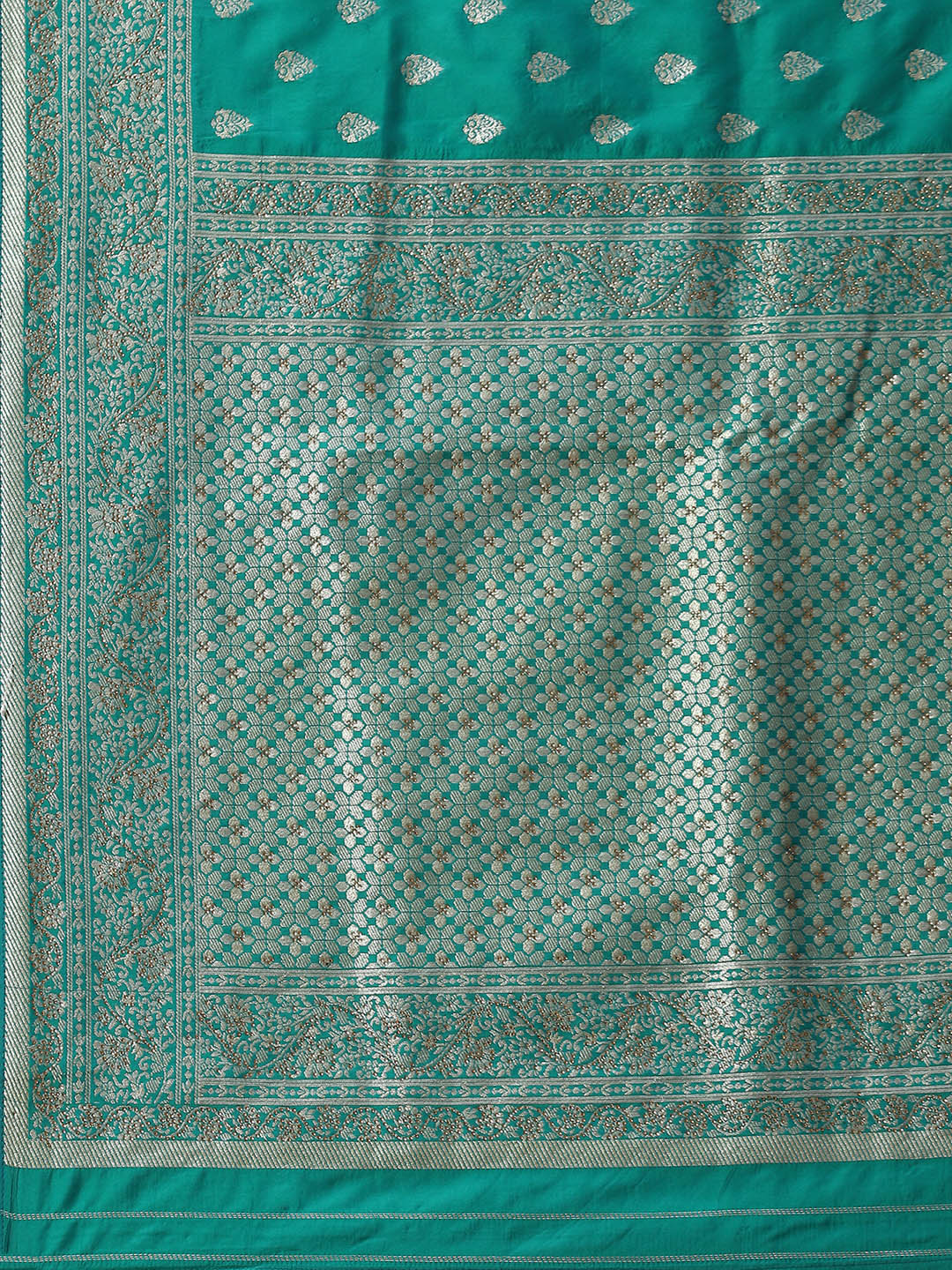Swarovski Embroidered Banarasi Handloom Saree