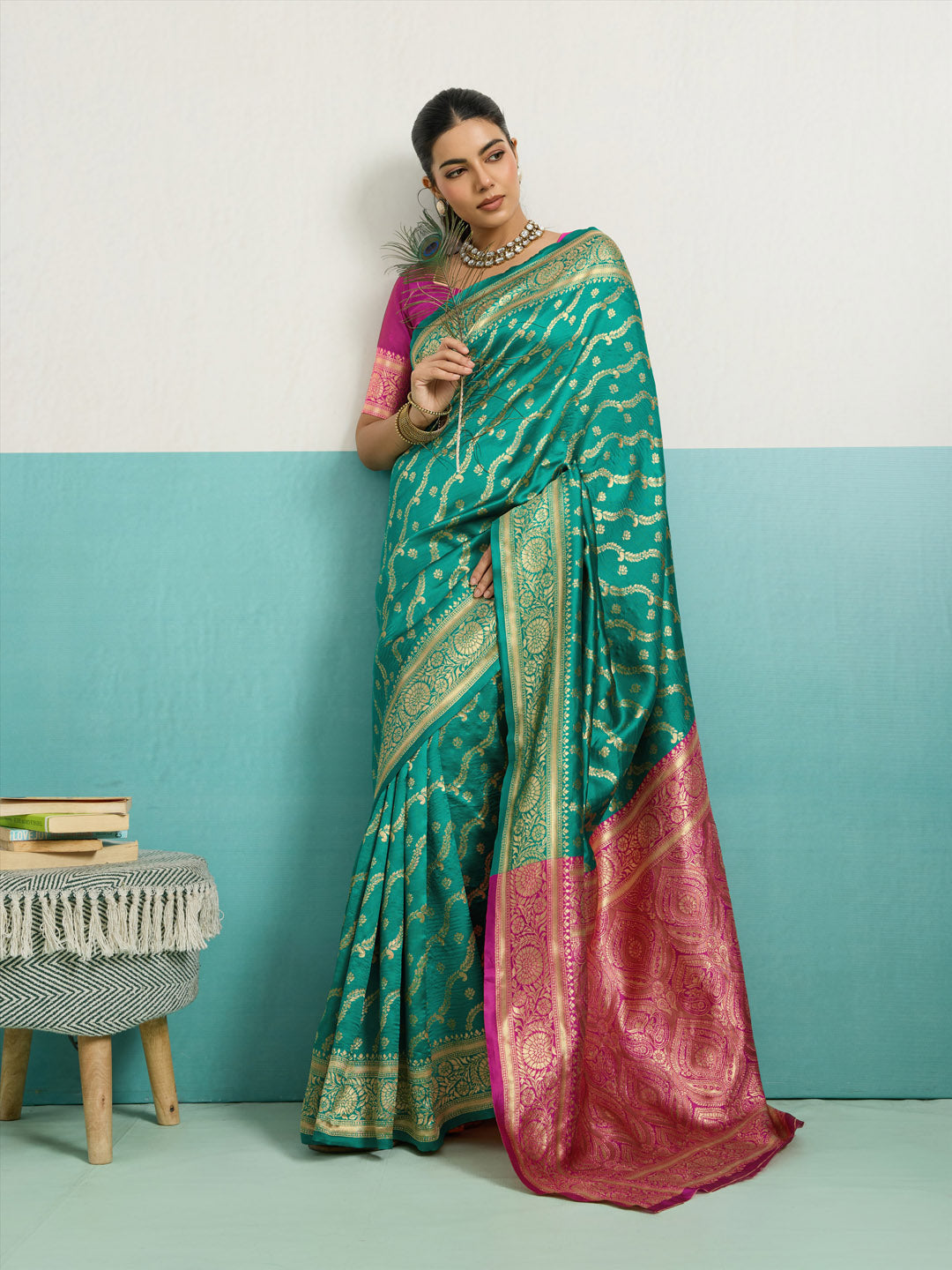 Woven Design Art Silk Saree