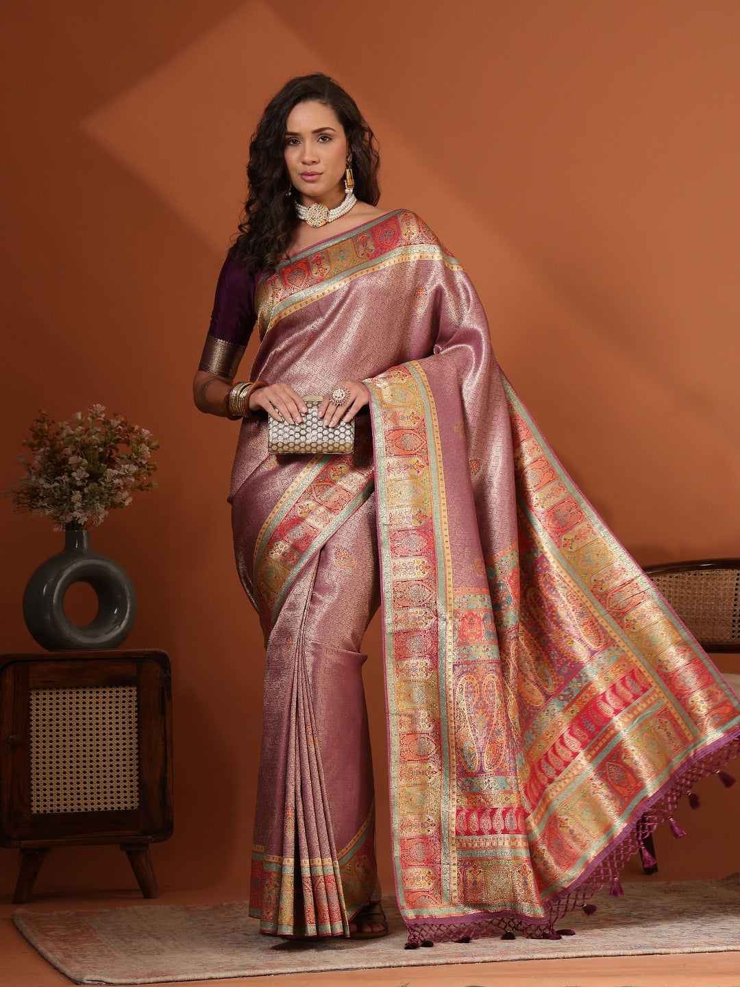 Woven Design Dola Silk Saree