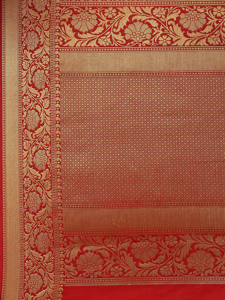 Plain Zari Border Handloom Woven Saree