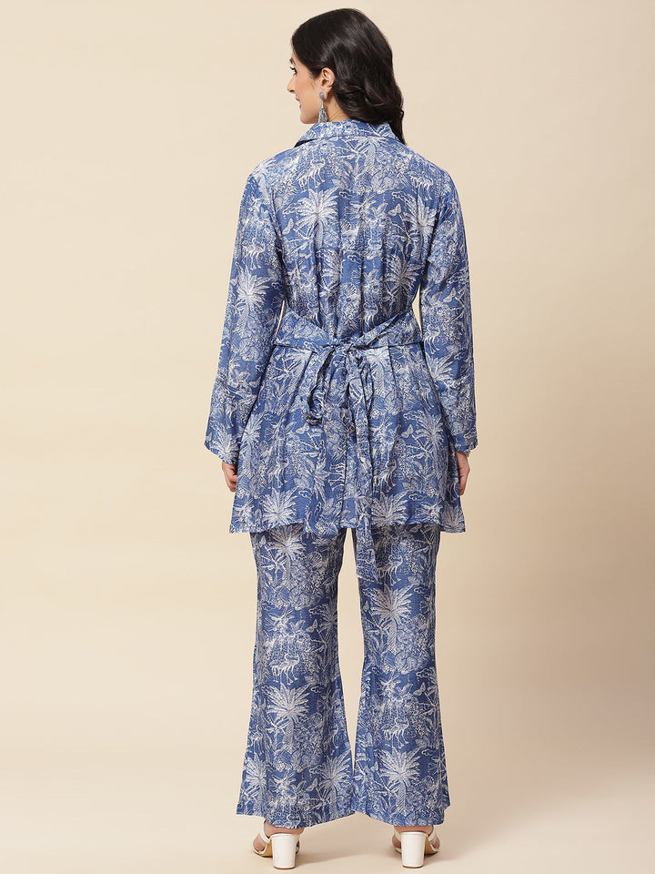 Printed Cotton Kurti With Pants