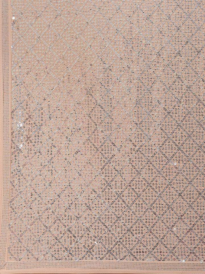 Sequin Embroidered Georgette Saree