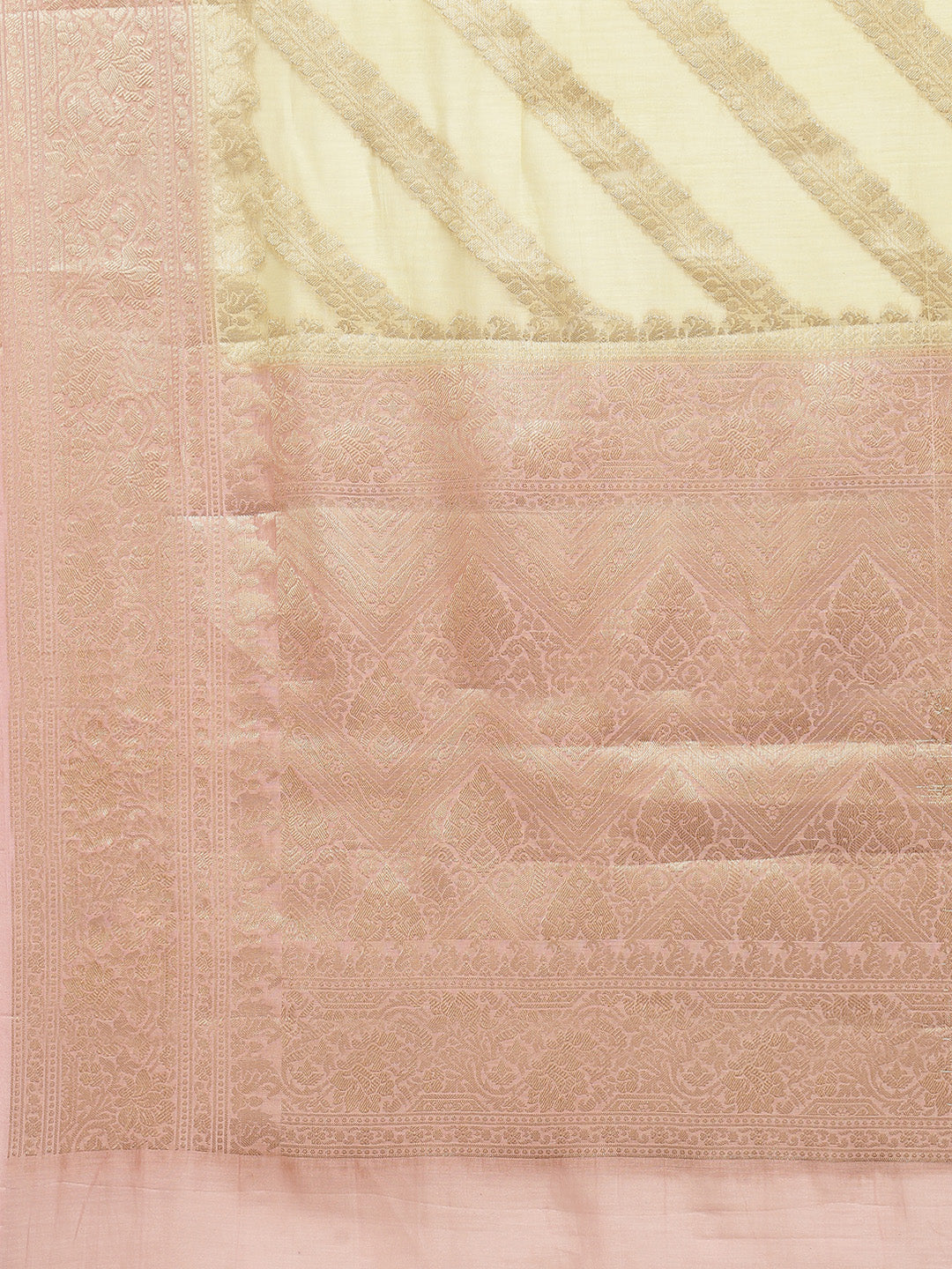 Zari Jaal Cotton Woven Saree