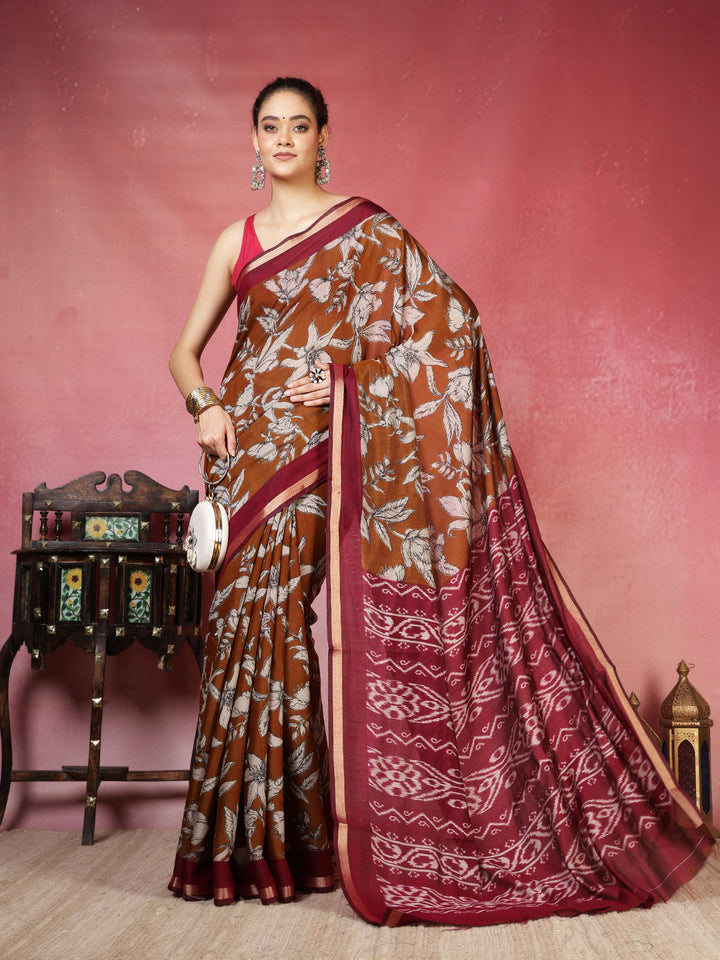 Plain Art Silk Saree