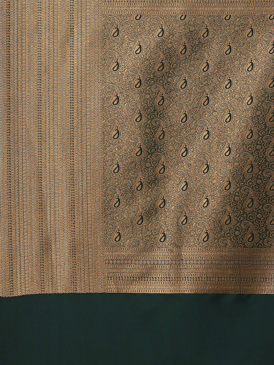 Brocade Zari Zaal Art Handloom Woven Saree