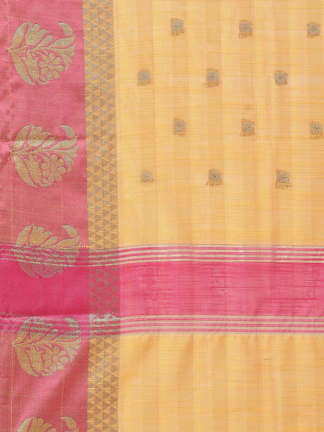 Zari Booti Cotton Woven Saree