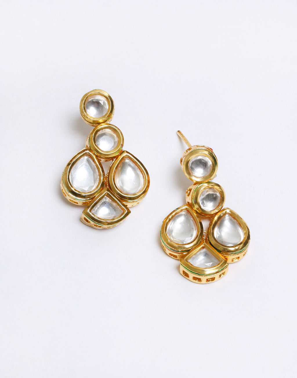 Kundan Set with Earrings and Maang Tikka