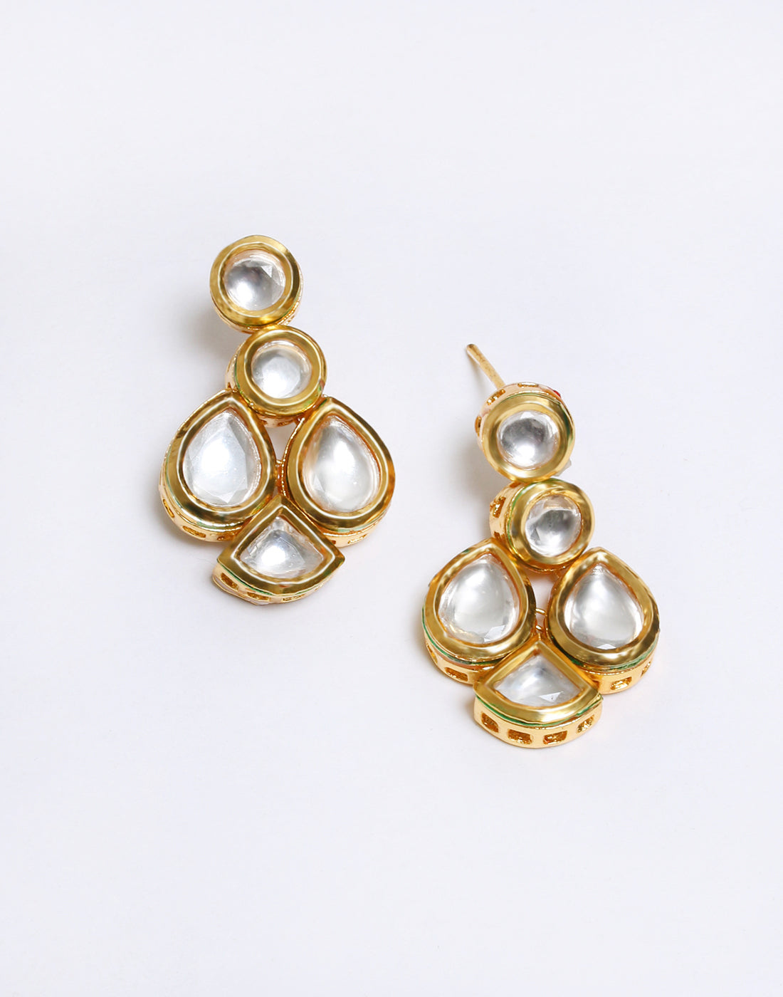 Kundan Set with Earrings and Maang Tikka