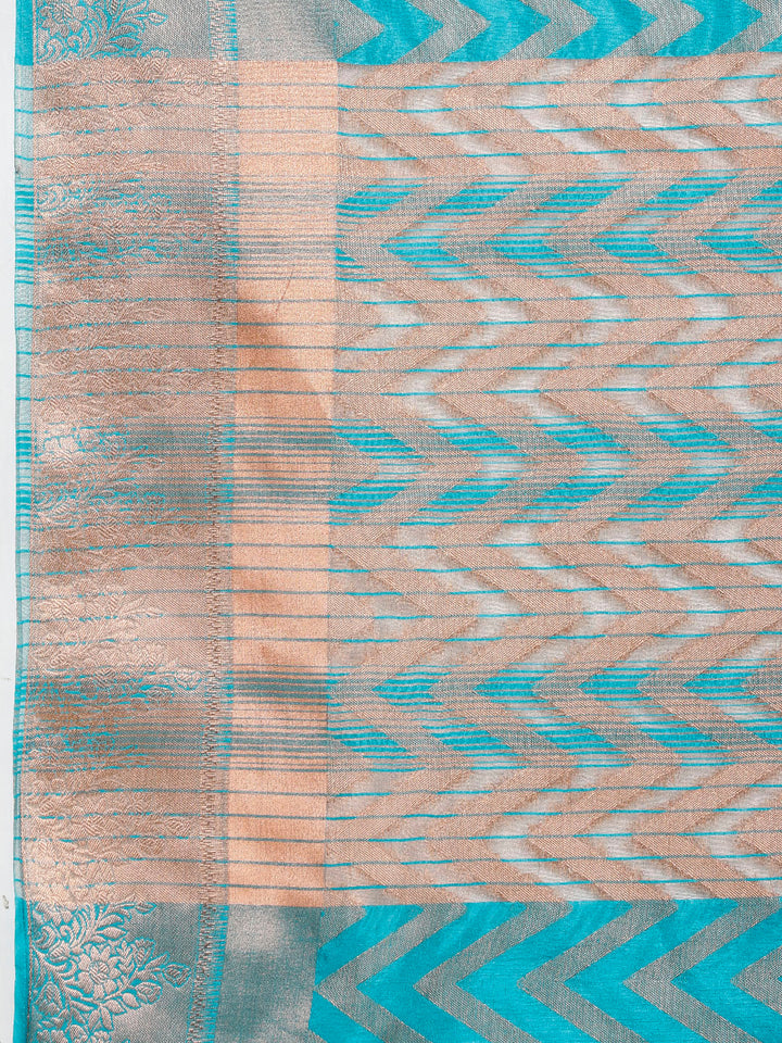Zari Jaal Woven Handloom Saree