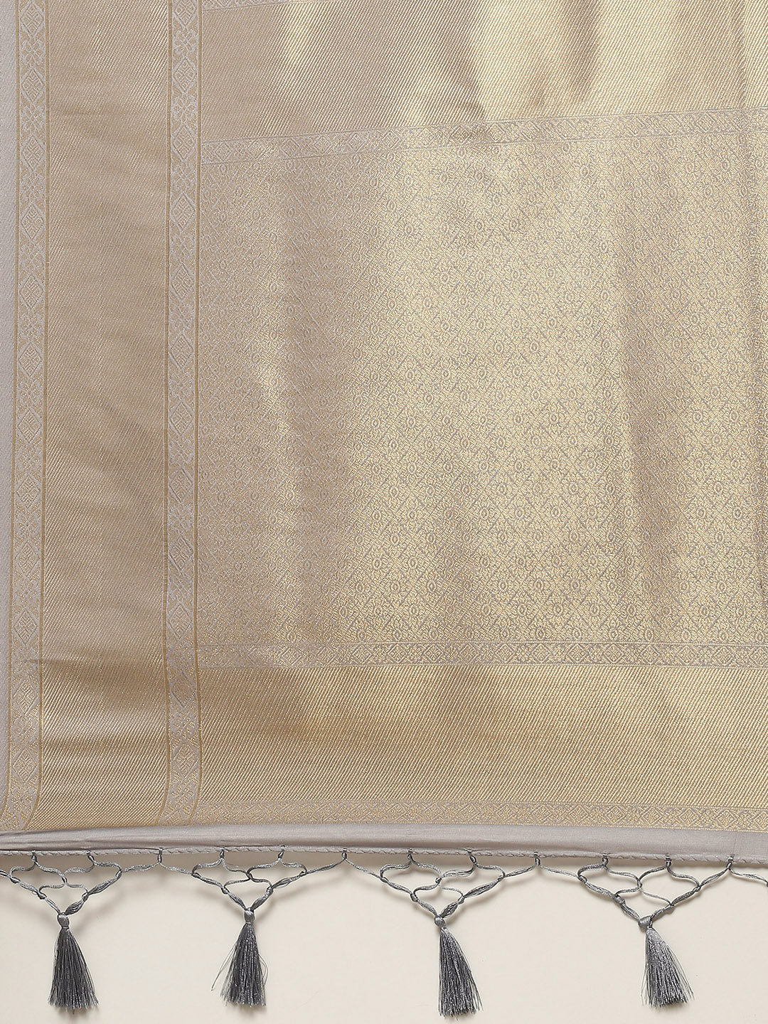 Plain Zari Border Art Handloom Woven Saree