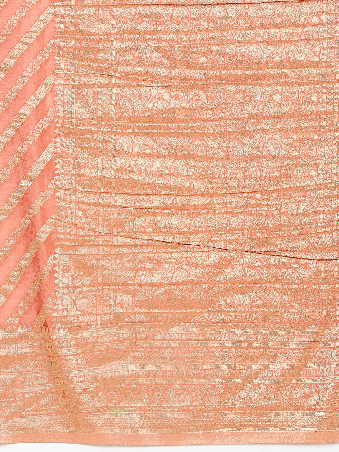 Zari Jaal Plain Georgette Saree