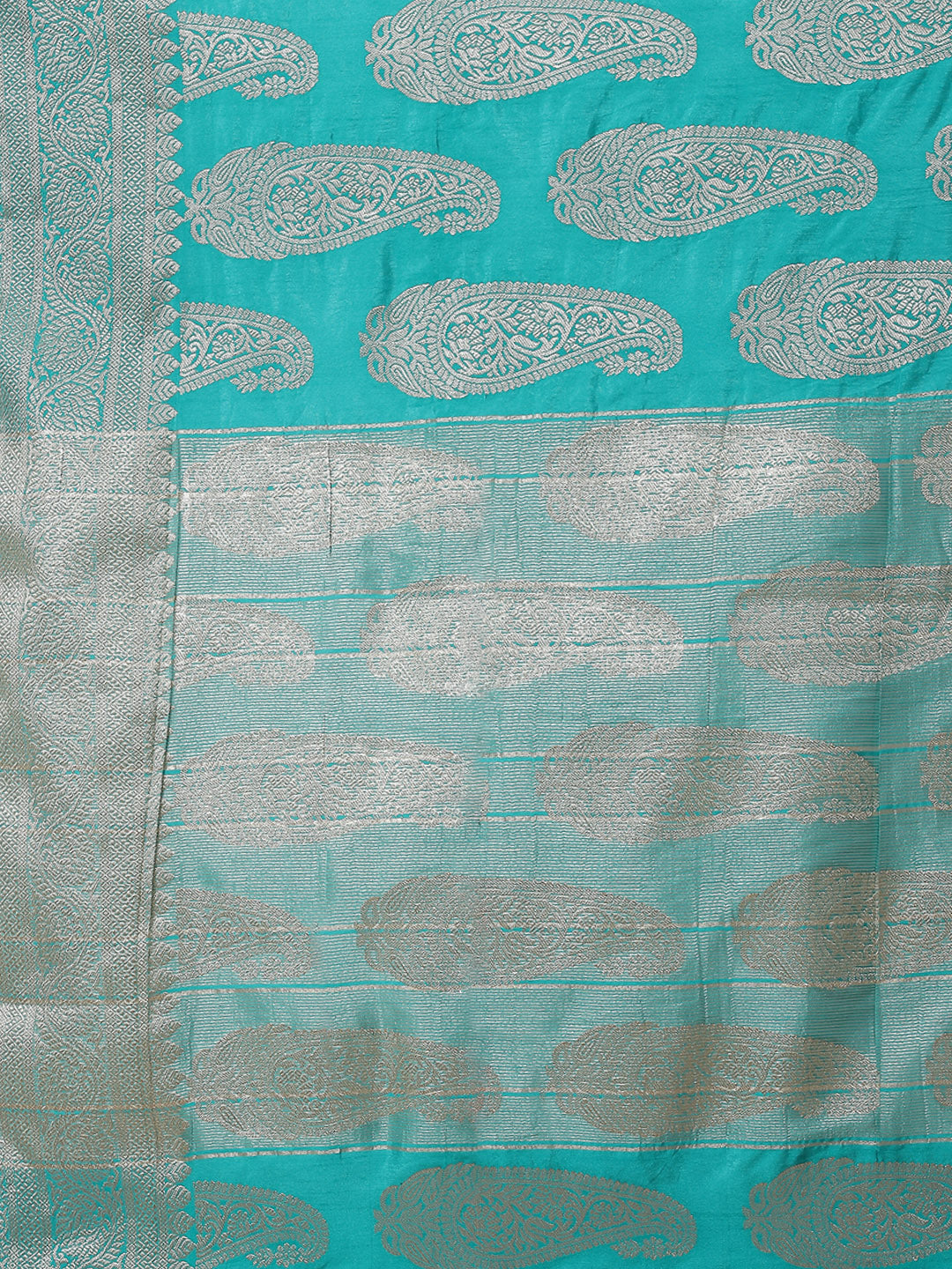 Zari Paisley Woven Handloom Saree