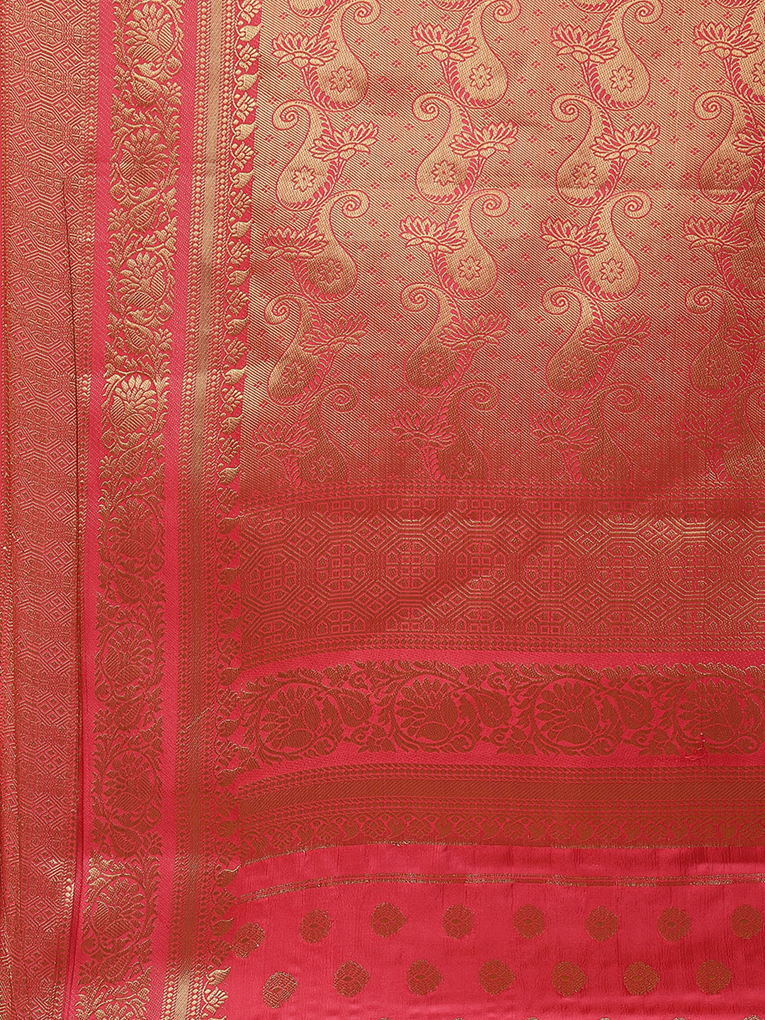 Zari Border Woven Art Handloom Saree