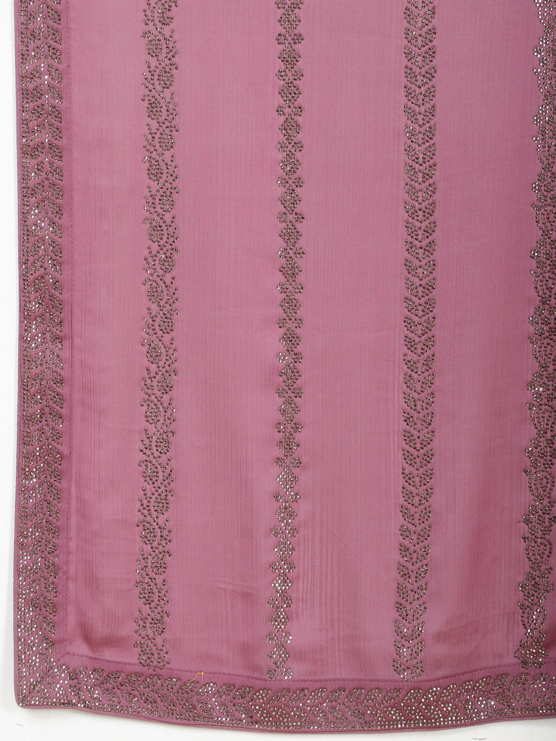 Stone Embroidered Chiffon Saree