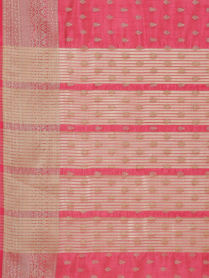 Zari Booti Handloom Woven Saree