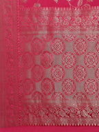 Floral Zari Jaal Handloom Woven Saree