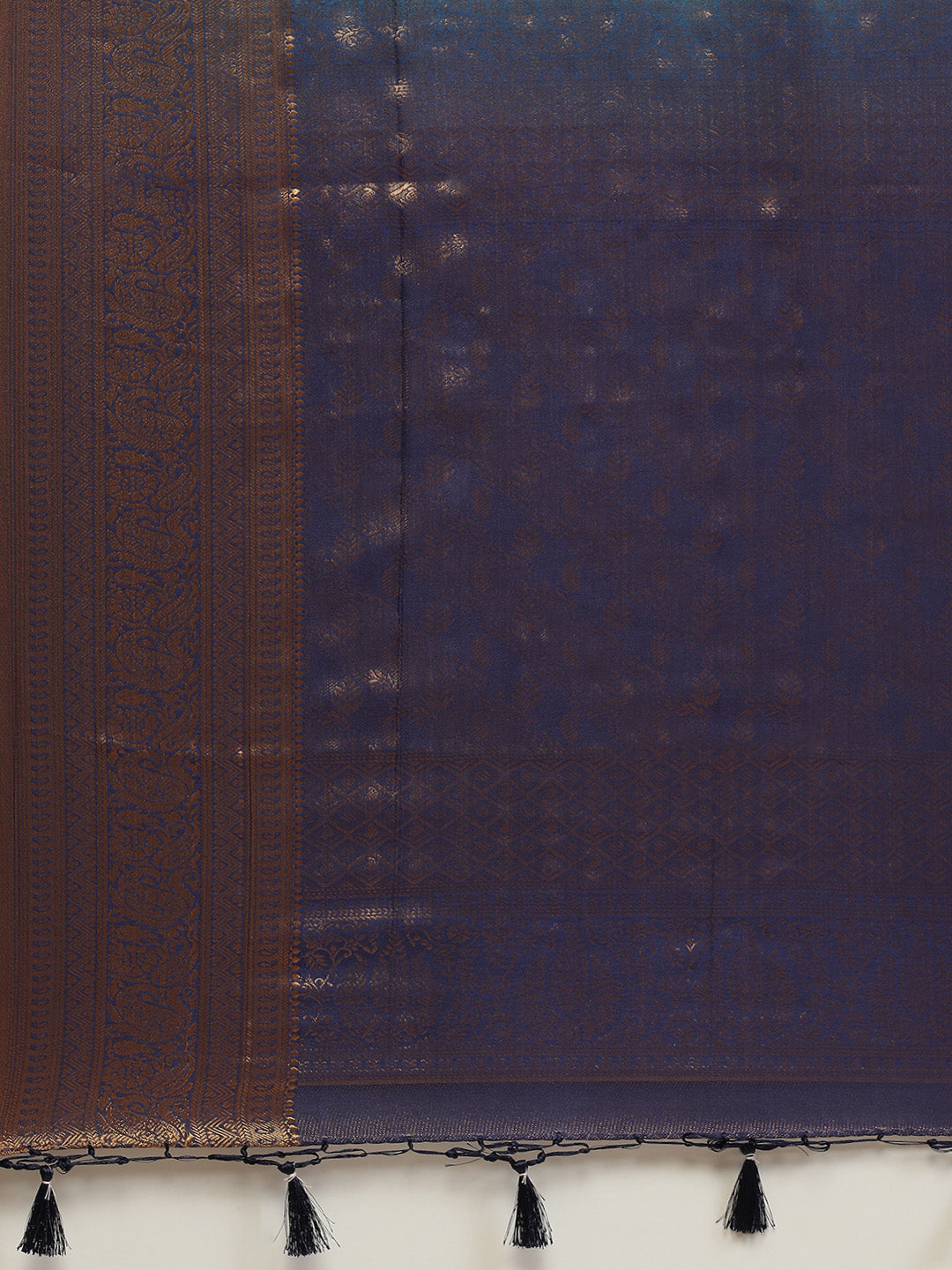 Brocade Zari Jaal Handloom Woven Saree