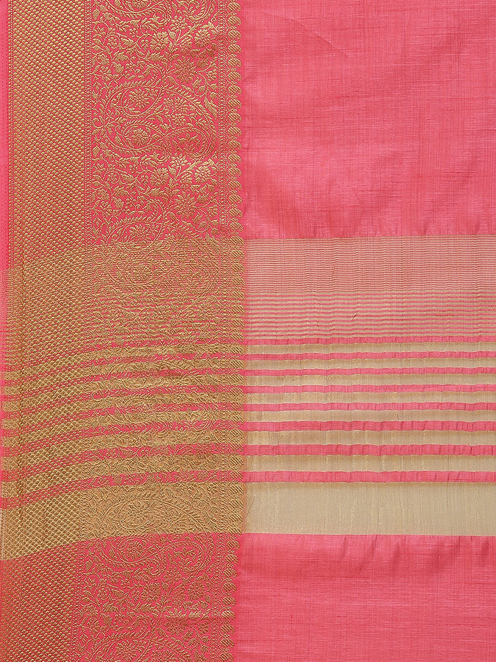 Zari Border Woven Art Handloom Saree