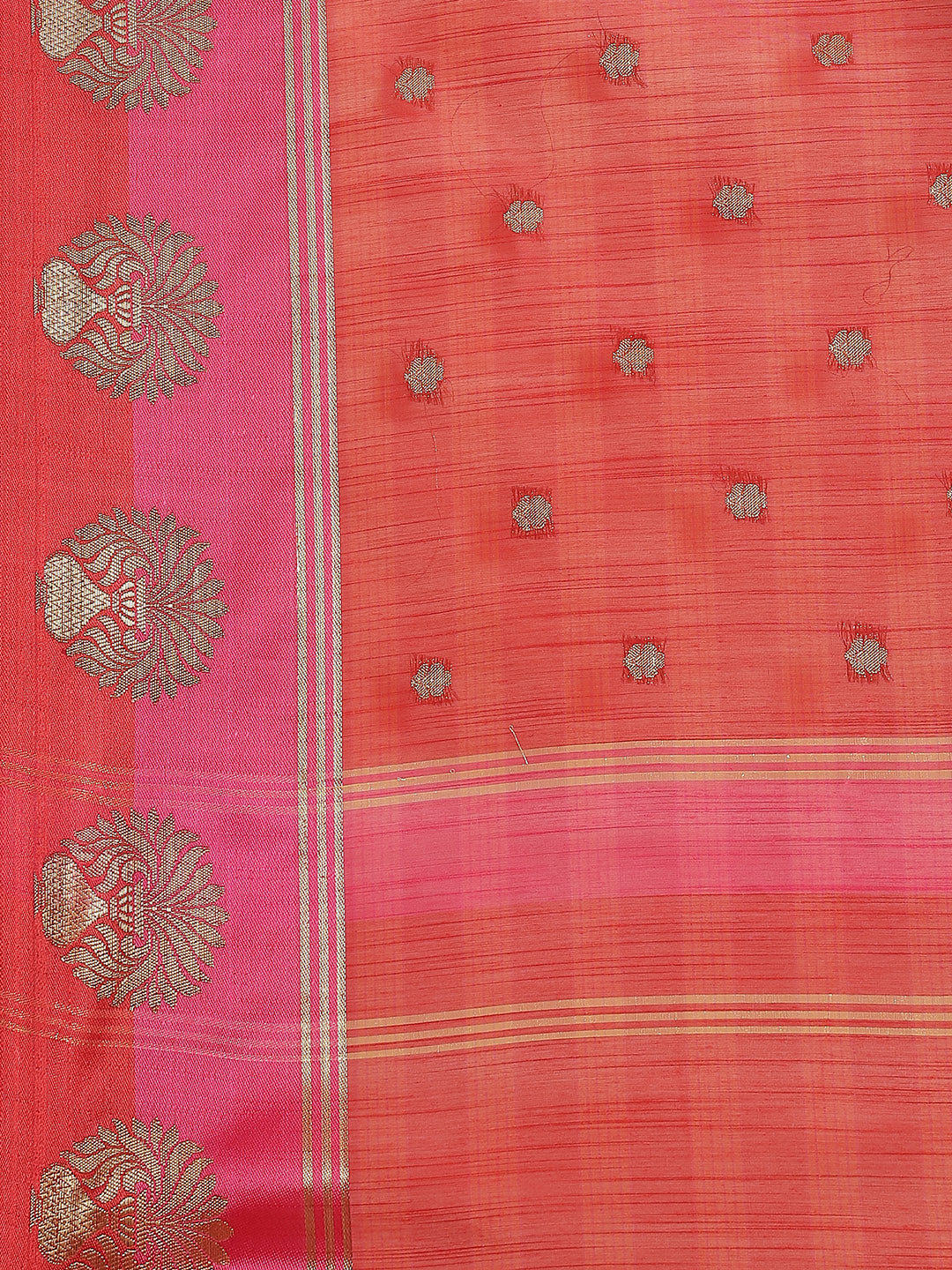 Zari Border Cotton Woven Saree