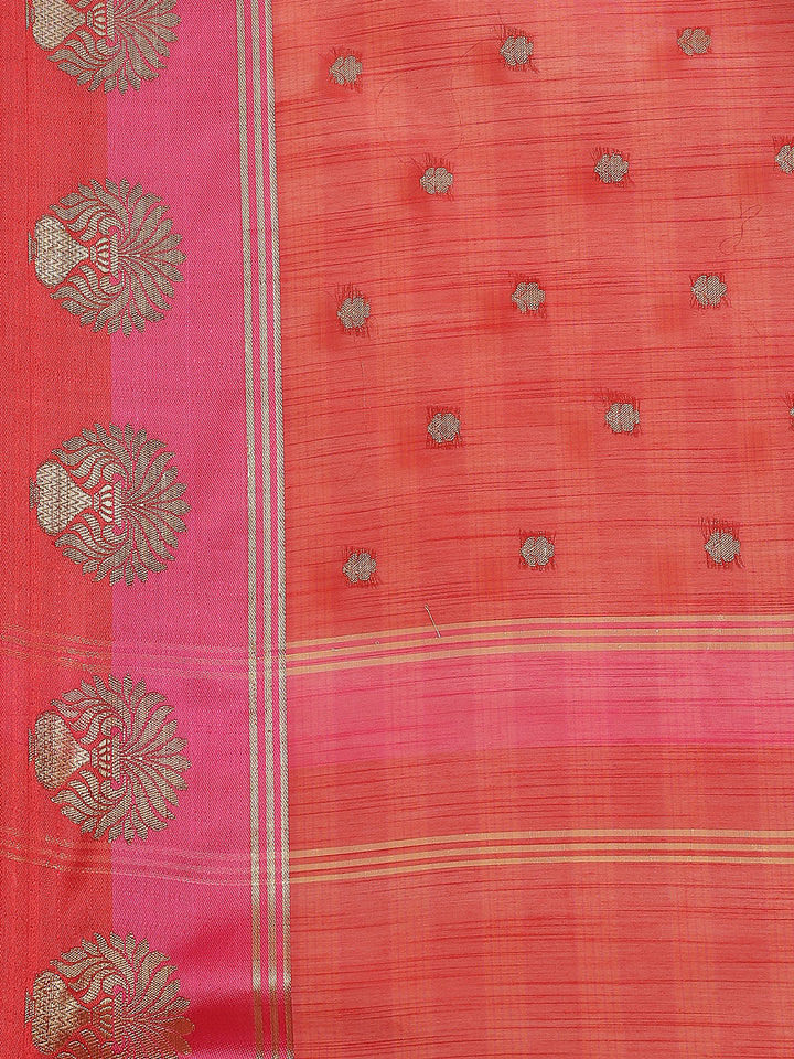 Zari Border Cotton Woven Saree