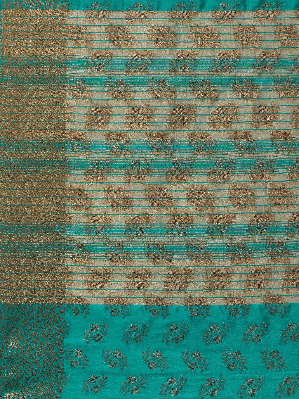 Zari Border Booti Woven Handloom Saree