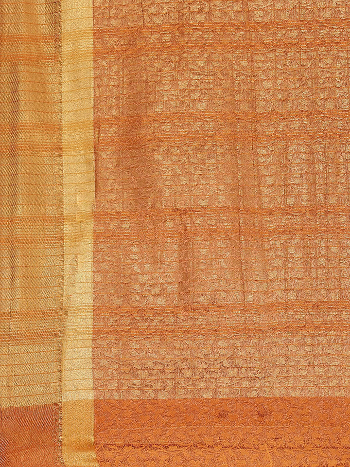 Art Handloom Saree With Jacquard Zari Border