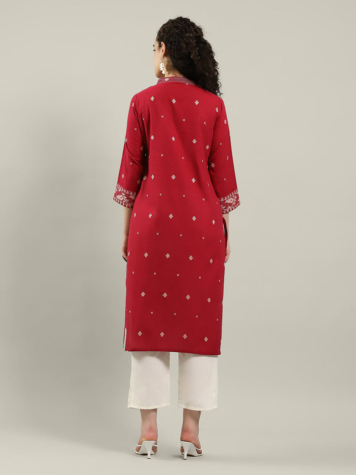 Printed Cotton Blend Kurta