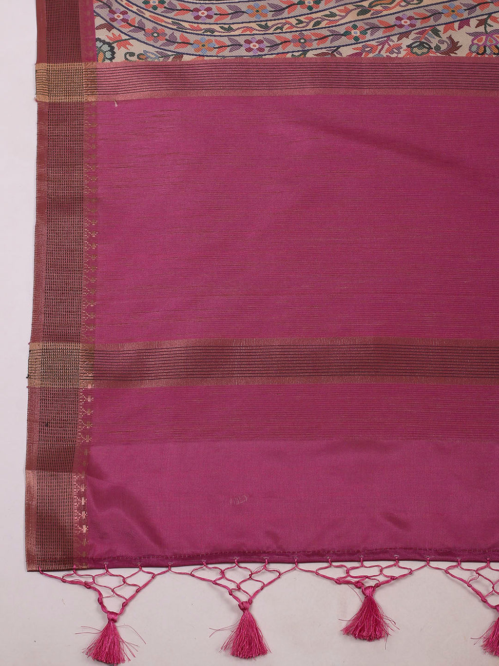 Printed Tussar Saree