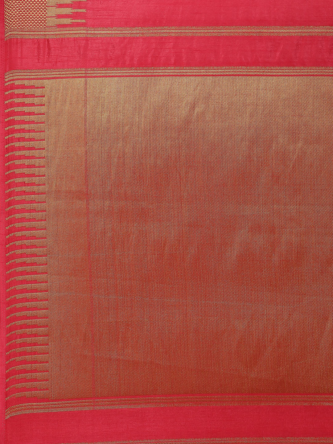 Plain Zari Border Handloom Woven Saree