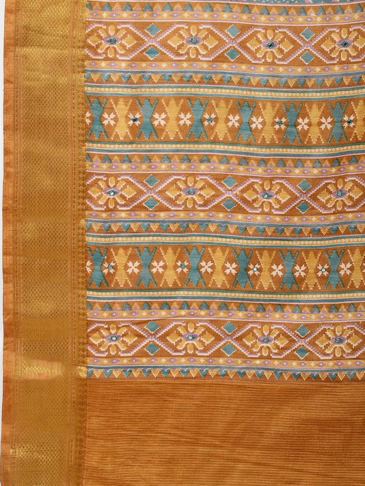 Patola Print Handloom Saree