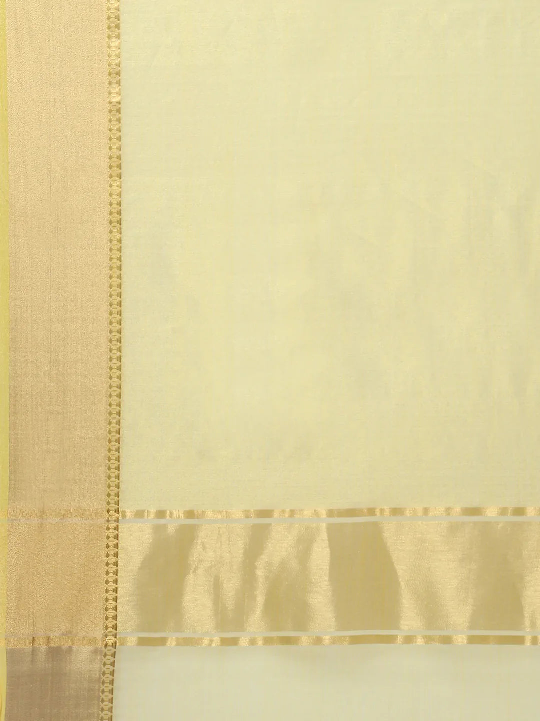 Plain Zari Border Handloom Woven Saree