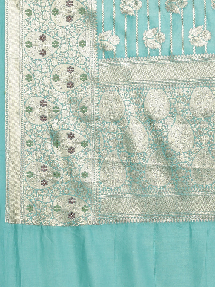Zari Jaal Cotton Woven Saree