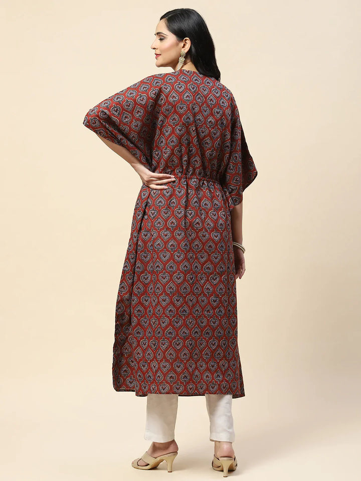 Printed Cotton Kaftan Kurta