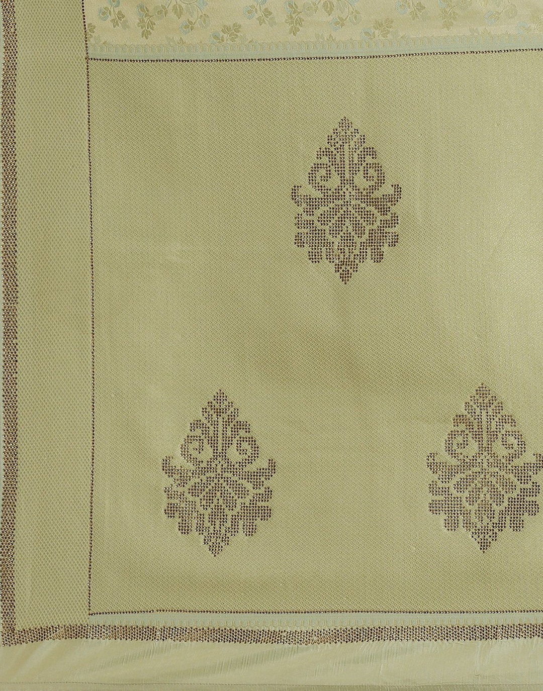 Green Banarasi Woven Saree
