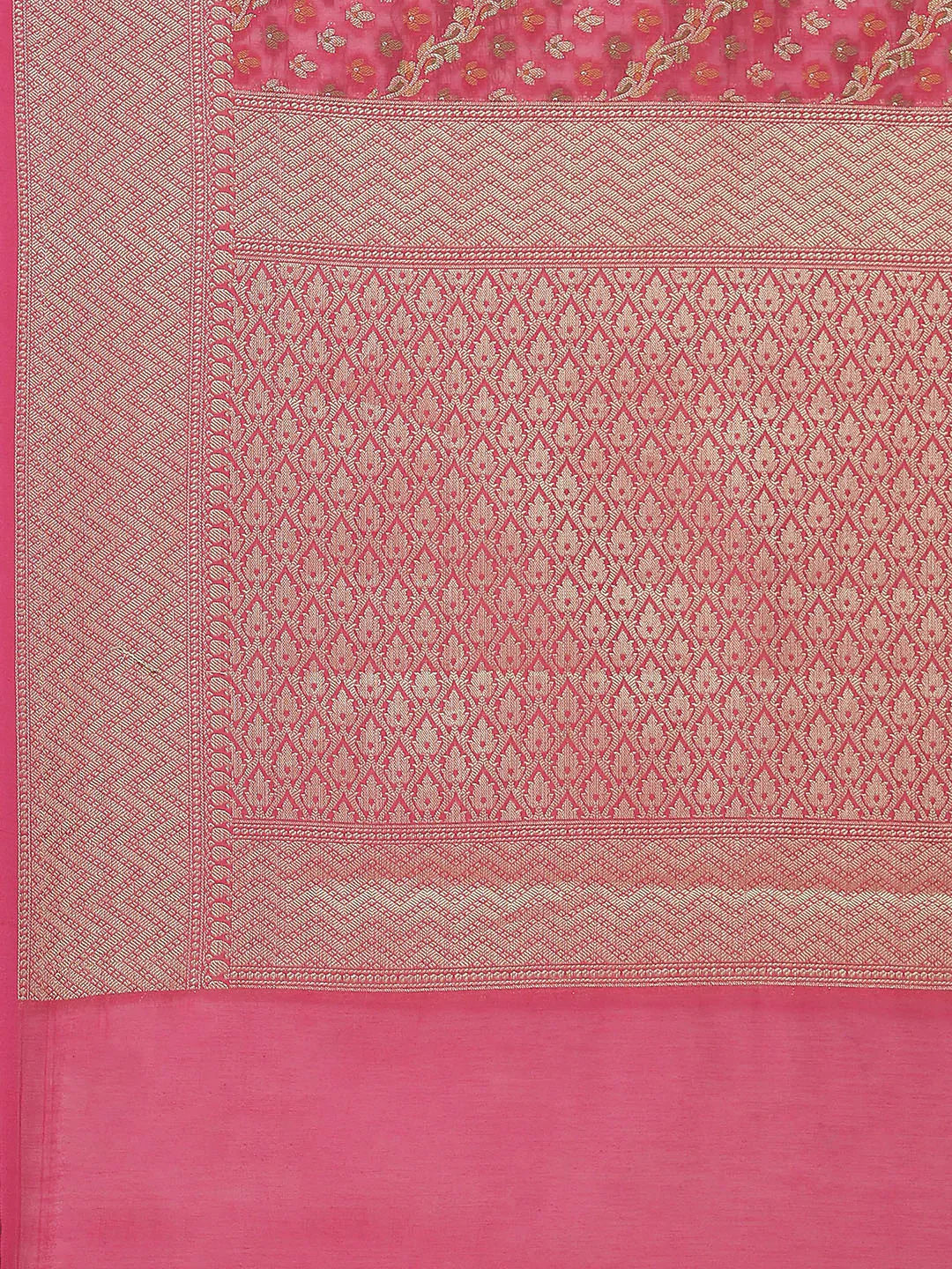 Zari Booti Cotton Woven Saree