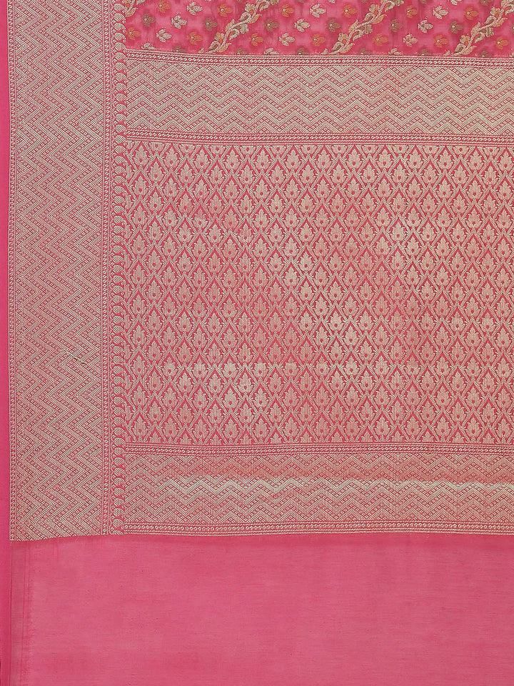 Zari Booti Cotton Woven Saree