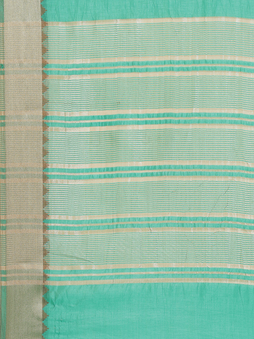 Plain Art Handloom Saree with  Zari  Border