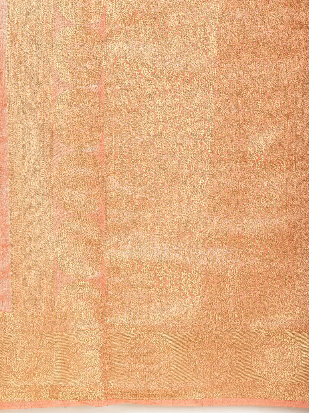 Zari Border Booti Woven Handloom Saree