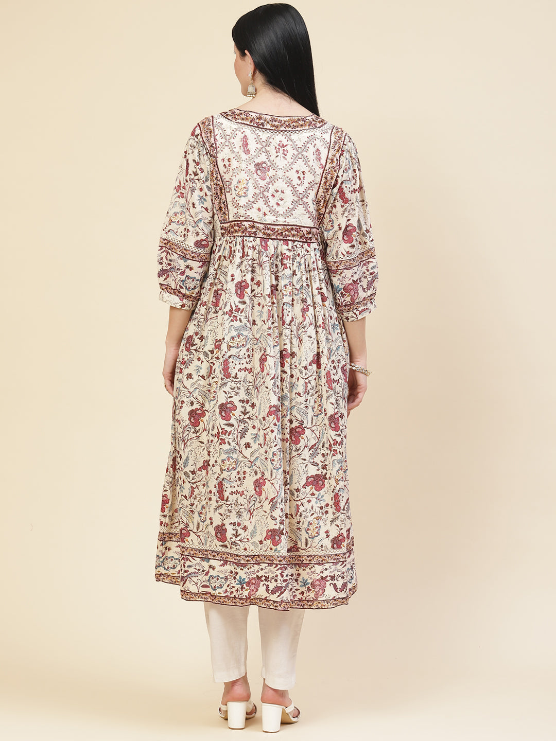 Printed Cotton Anarakali Kurta
