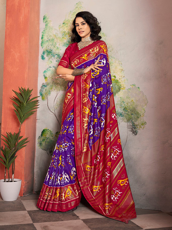 Printed Art Silk Saree