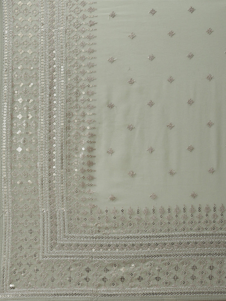 Sequin Embroidered Georgette Saree