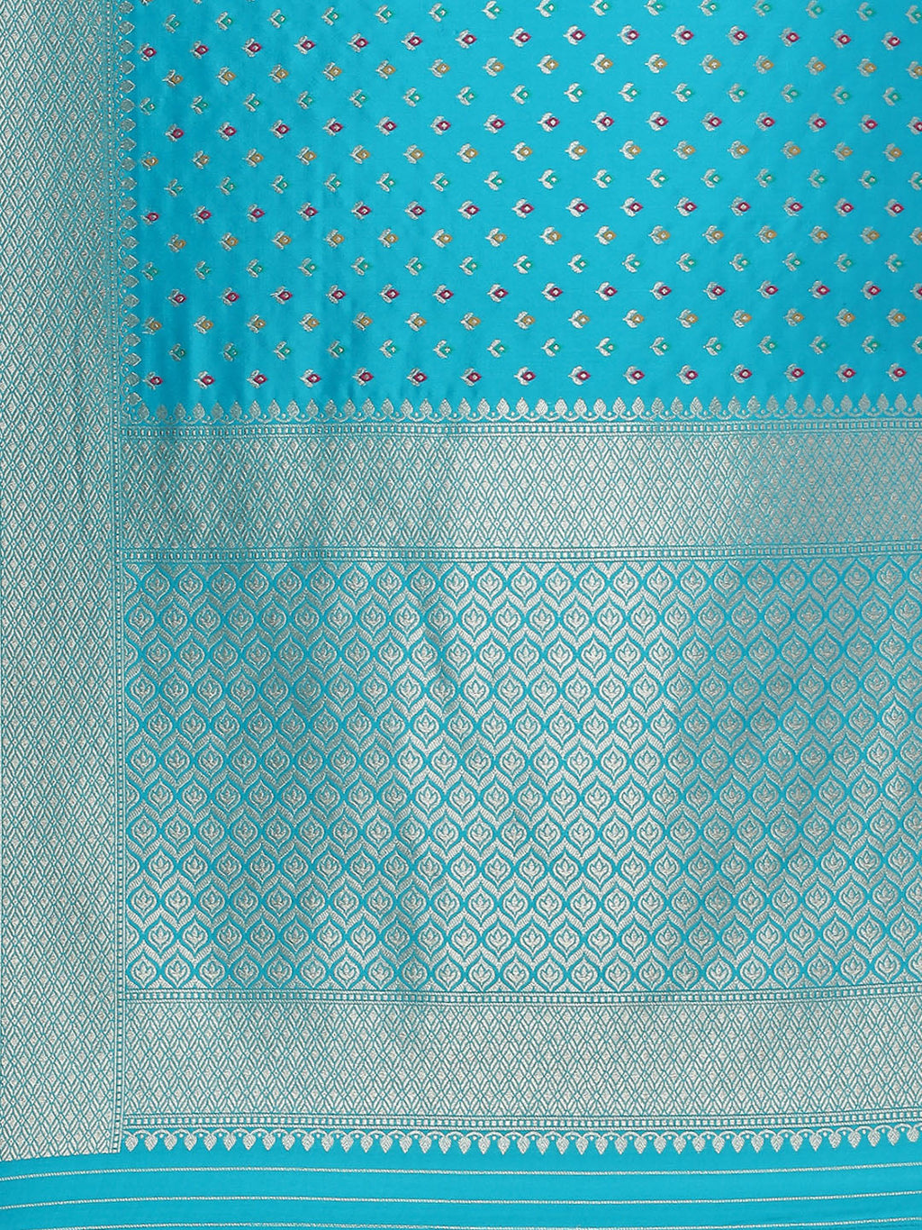 Zari Booti Woven Art Silk Banarsi Saree
