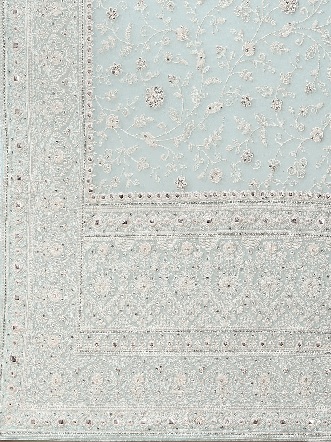Embroidered Georgette Saree