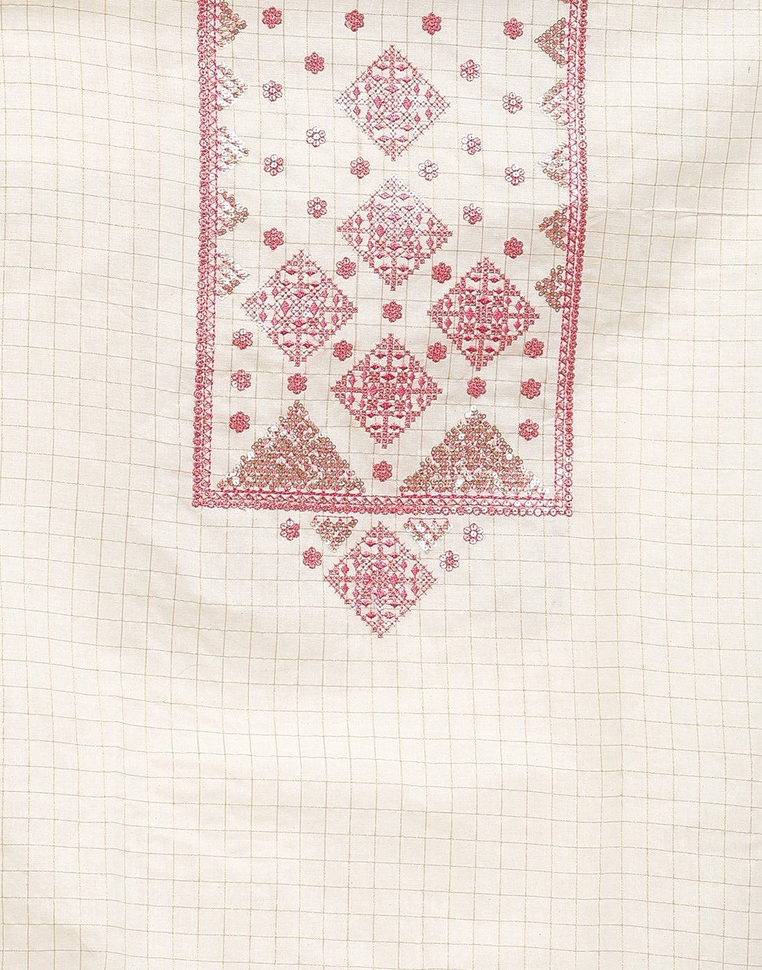 Cotton Embroidered Suit piece
