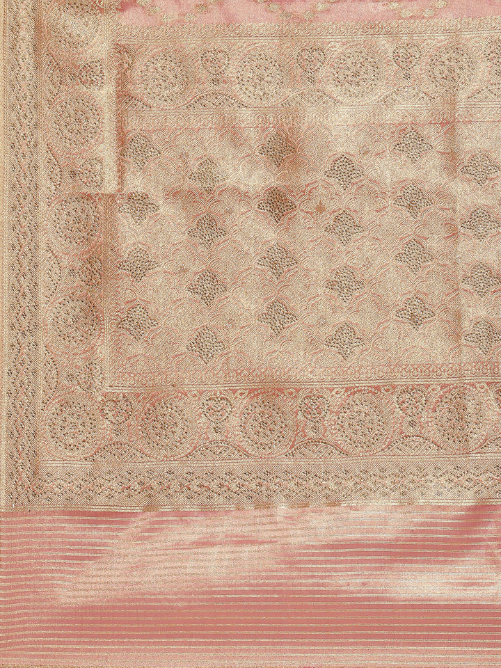 Zari Booti Woven Banarasi Saree
