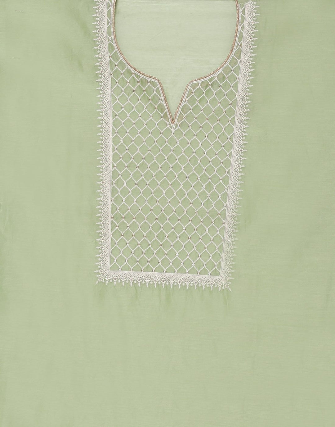 Chanderi Embroidered Suit Piece